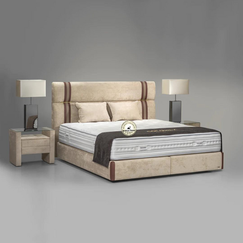 Lexo Premium Upholstered Bed In Suede