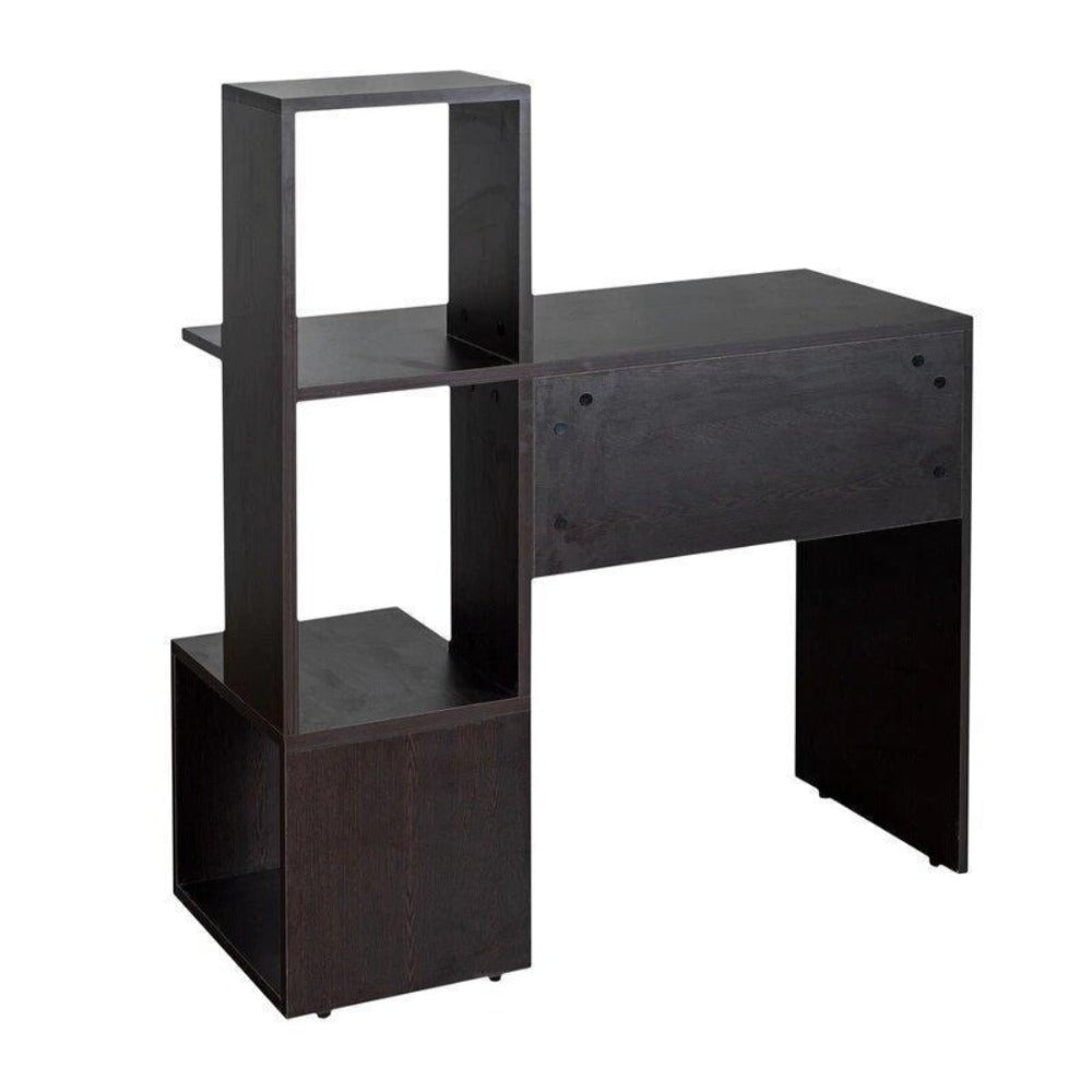 Mozo Study Table in Wenge Color - Nice Maple