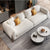 Galaxy Premium Modern Sofa Set in Off White Towel Cloth