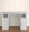 Unicorn Study Table in White Colour - Nice Maple