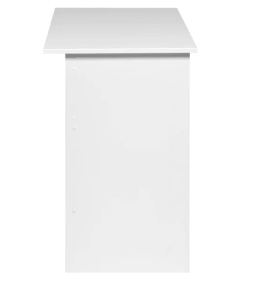 Zolo Study Table in White Color - Nice Maple