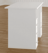 Unicorn Study Table in White Colour - Nice Maple