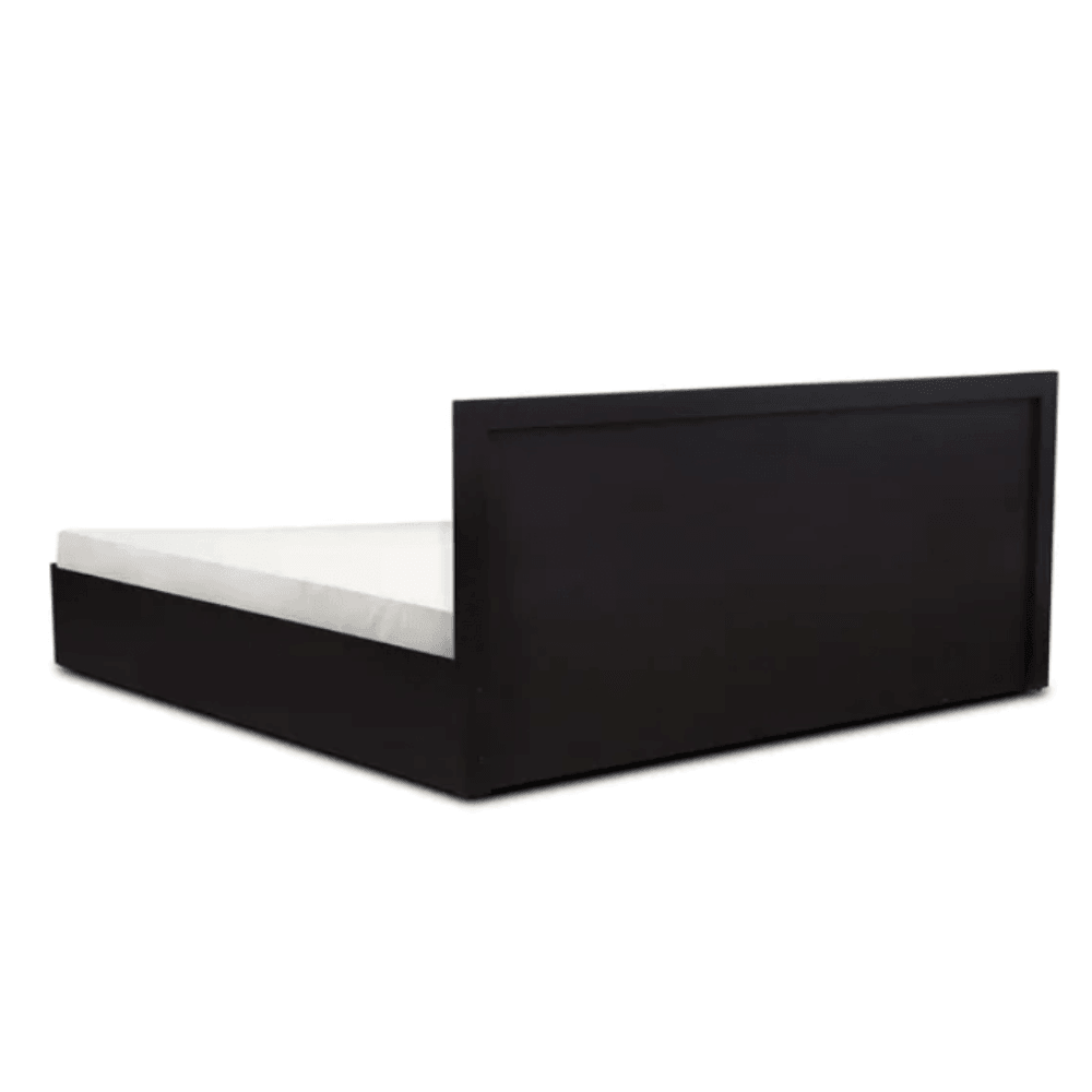 Axis Wooden Bed with Storage in Brown Matte Finish - Nice Maple