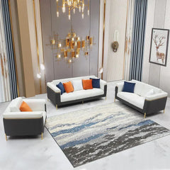 Crayon Luxury Upholstered Sofa Set in Leatherette