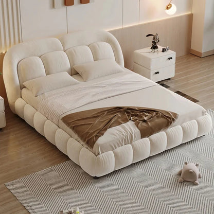 Fusion Premium Upholstered Bed in Brooklyn Fabric