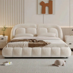 Fusion Premium Upholstered Bed in Brooklyn Fabric