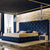 BigBoss Premium Upholstered Bed With Side Tables in Suede
