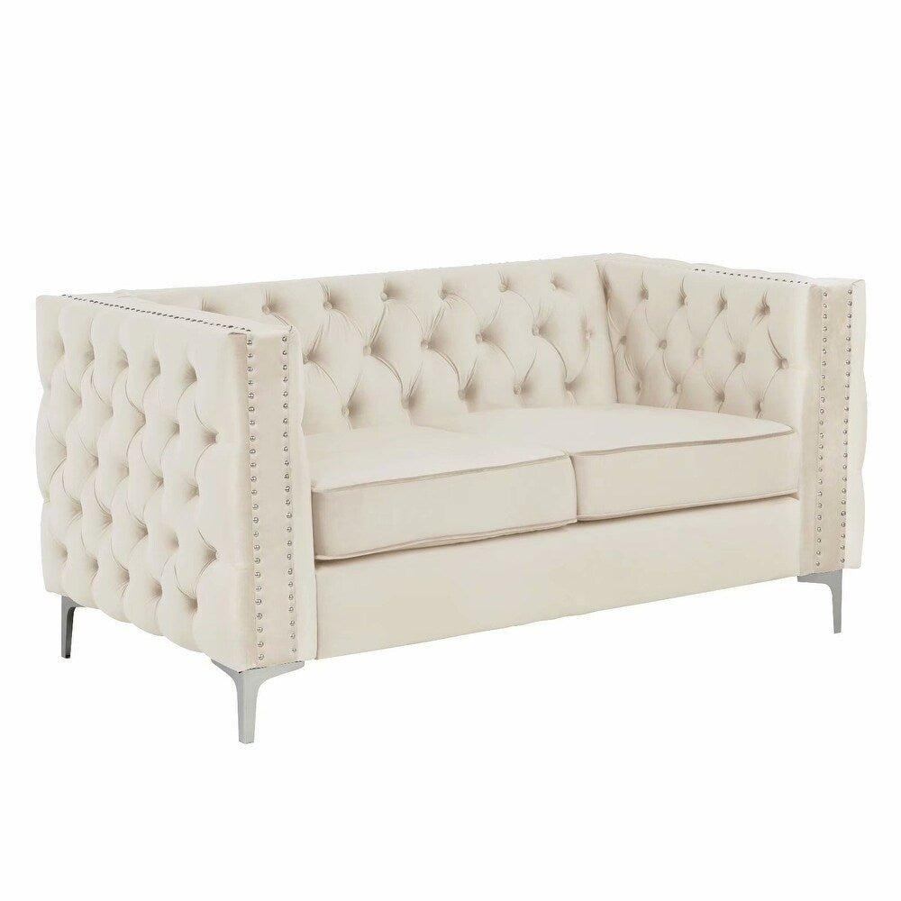 Livup Chesterfield Sofa Set - Nice Maple