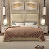 American Luxury Upholstered Bed in Suede