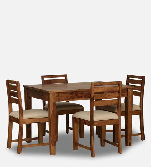 Topline 4 Seater Dining Table in Natural Color - Nice Maple