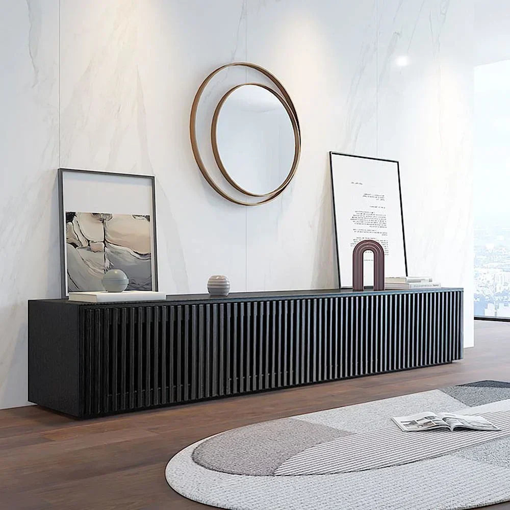Golf Luxury TV Unit in Black - Nice Maple