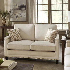 GoPro Line Sofa Set in Beige - Nice Maple
