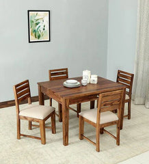 Topline 4 Seater Dining Table in Natural Color - Nice Maple