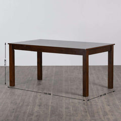 Rolex 6 Seater Dining Table in Grey/Wenge - Nice Maple