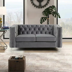Livup Chesterfield Sofa Set - Nice Maple