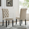 Mozo Luxury 4 Seater Round Dining Table in Beige - Oak Inside