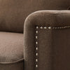 Tox Straight Line Sofa Set in Brown - Nice Maple