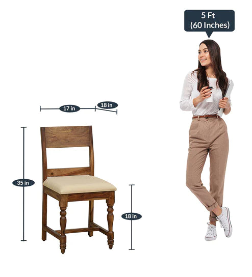 Unicorn 4 Seater Dining Table in Natural Color - Nice Maple