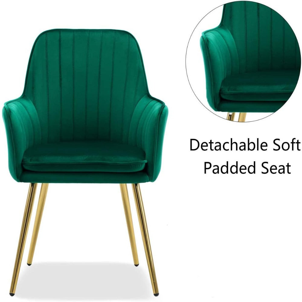 Oppo Suede Accent Chair - Nice Maple