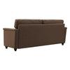 Tox Straight Line Sofa Set in Brown - Nice Maple