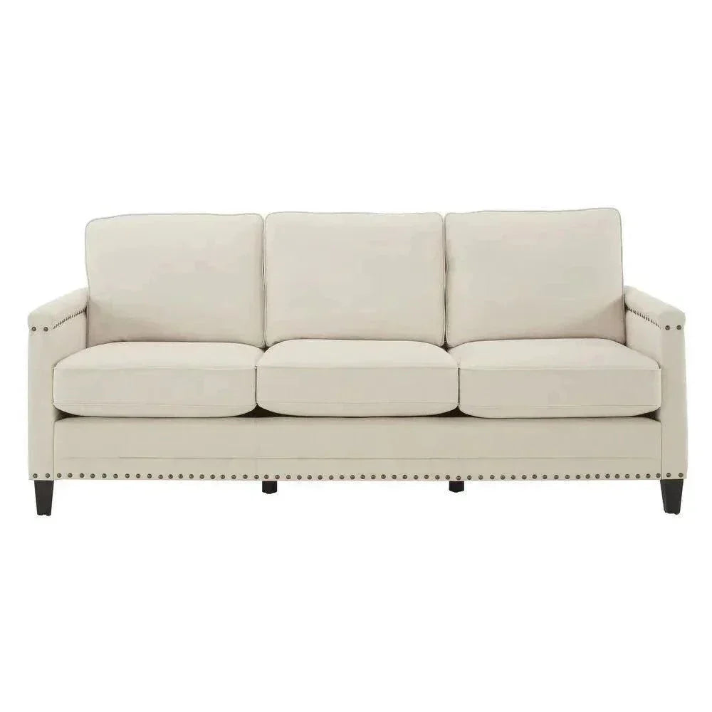 GoPro Line Sofa Set in Beige - Nice Maple