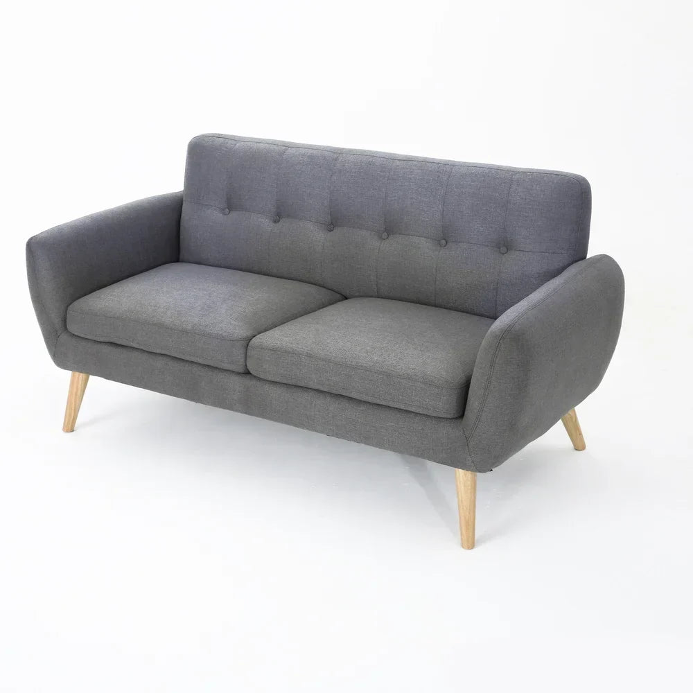 Heffy Modern Sofa Set in Molfino