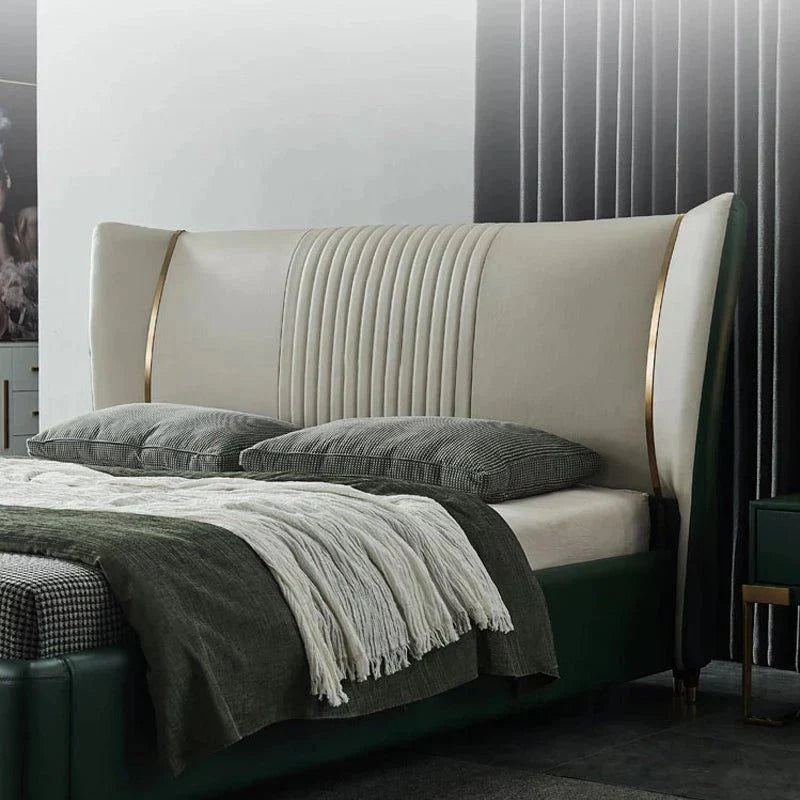 Yollo Luxury Upholstered Bed in Leatherette