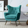 Becky Suede Accent Chair - Nice Maple