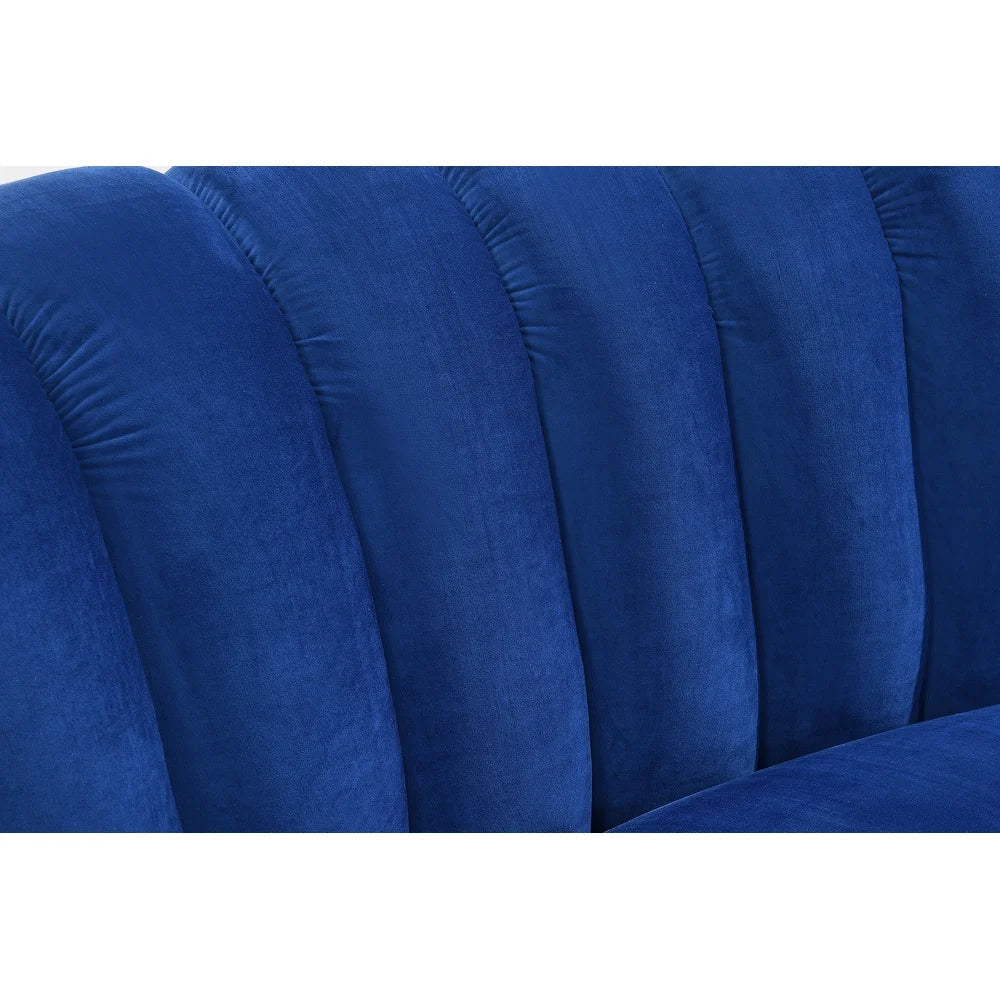 Mexican Round Modern Suede Sectional Sofa