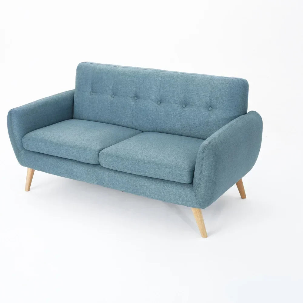 Heffy Modern Sofa Set in Molfino