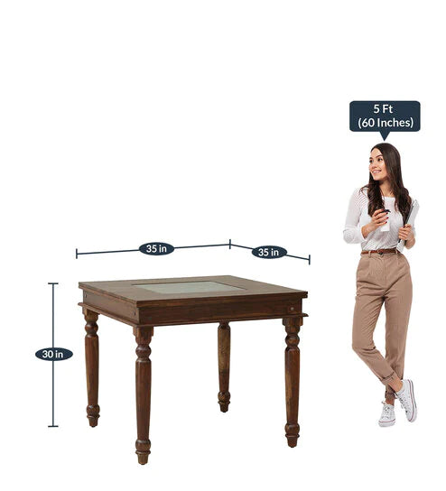 Unicorn 4 Seater Dining Table in Natural Color - Nice Maple