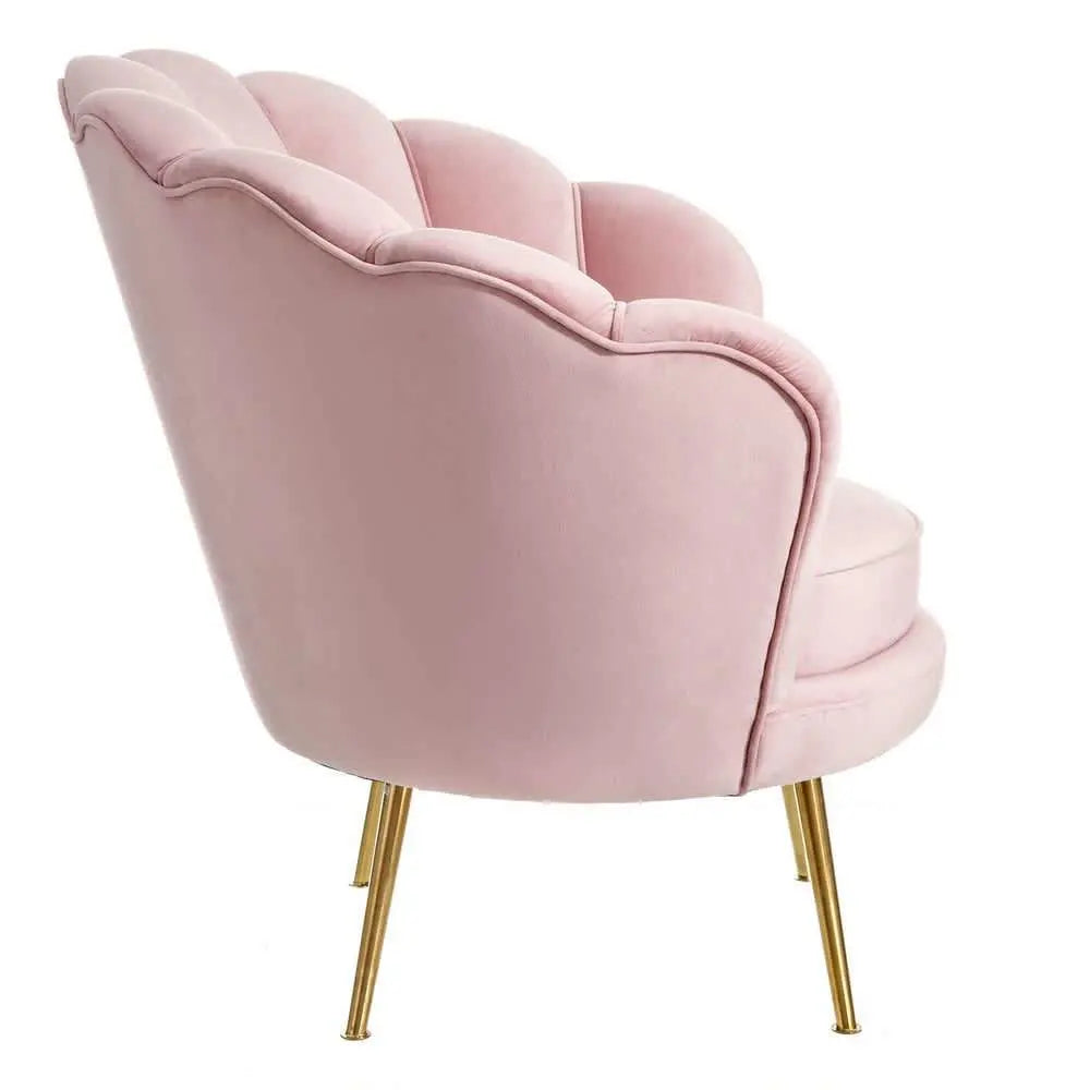 Butterfly Accent Chair in Pink Color - Nice Maple