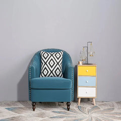 Cupbox Accent Chair in Blue - Nice Maple