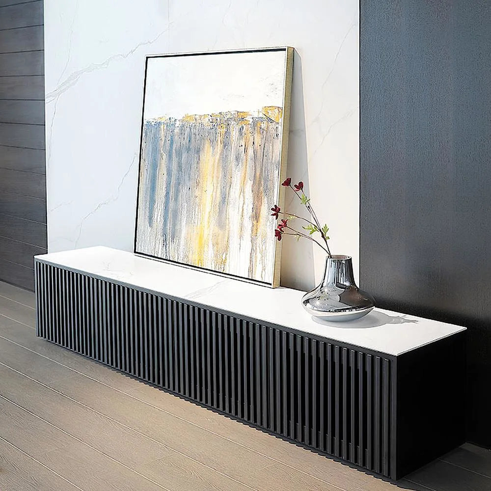 Golf Luxury TV Unit in Black - Nice Maple