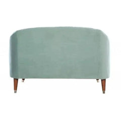 Kelly Straight Line Sofa Set in Suede - Nice Maple