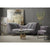 Lucifer Wing Luxury Modern Suede Sofa Set