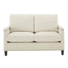 GoPro Line Sofa Set in Beige - Oak Inside