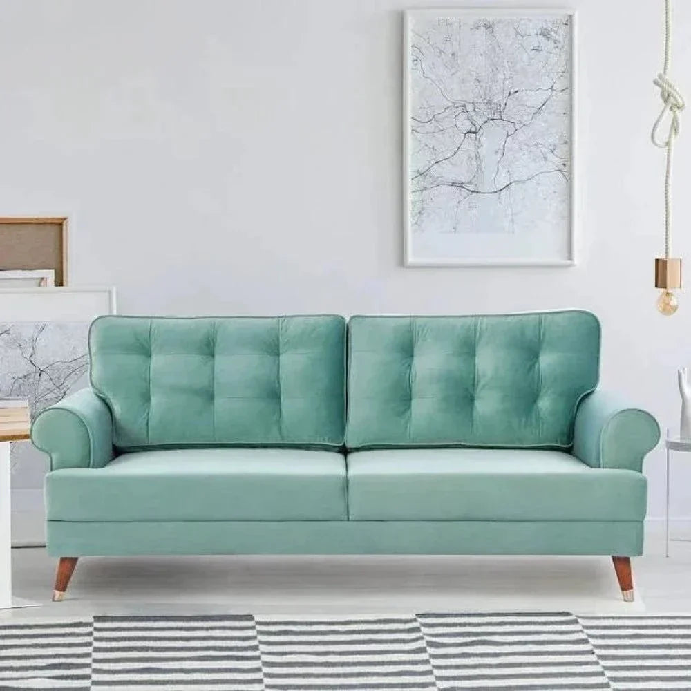 Mosco Straight Line Sofa Set - Nice Maple