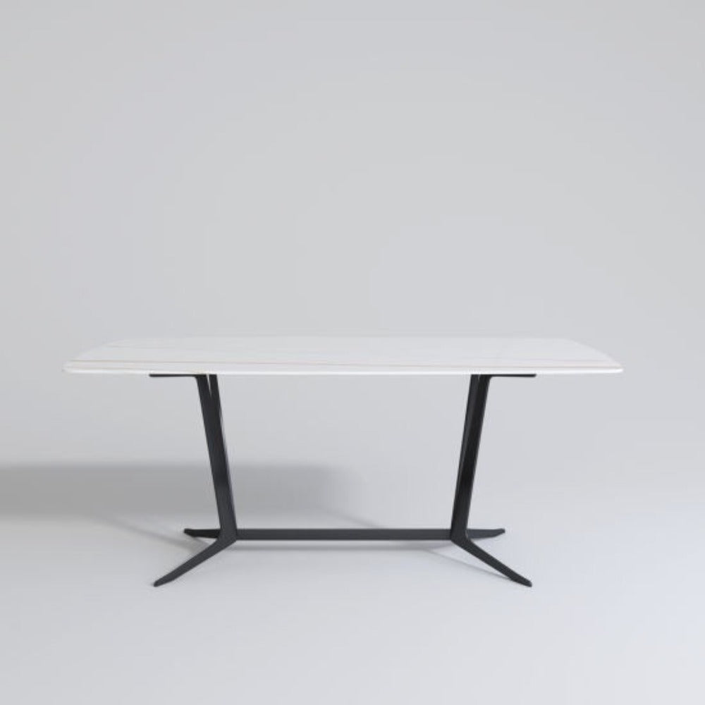 Lexus Luxury 6 Seater Dining Table in Blue - Nice Maple
