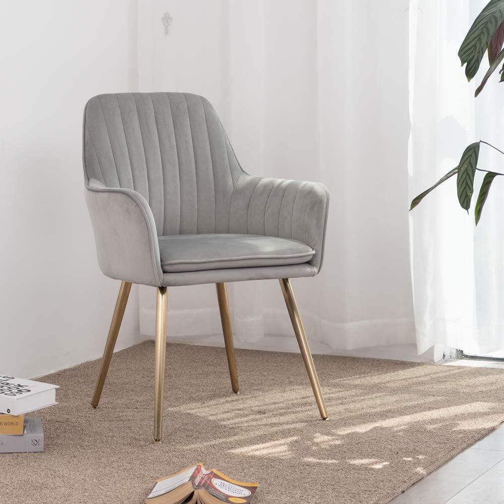 Oppo Suede Accent Chair - Nice Maple