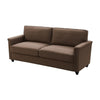 Tox Straight Line Sofa Set in Brown - Nice Maple