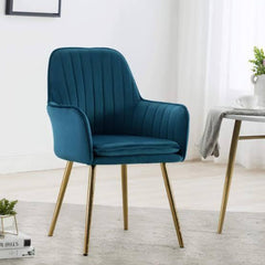 Oppo Suede Accent Chair - Nice Maple