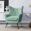 Becky Suede Accent Chair - Nice Maple