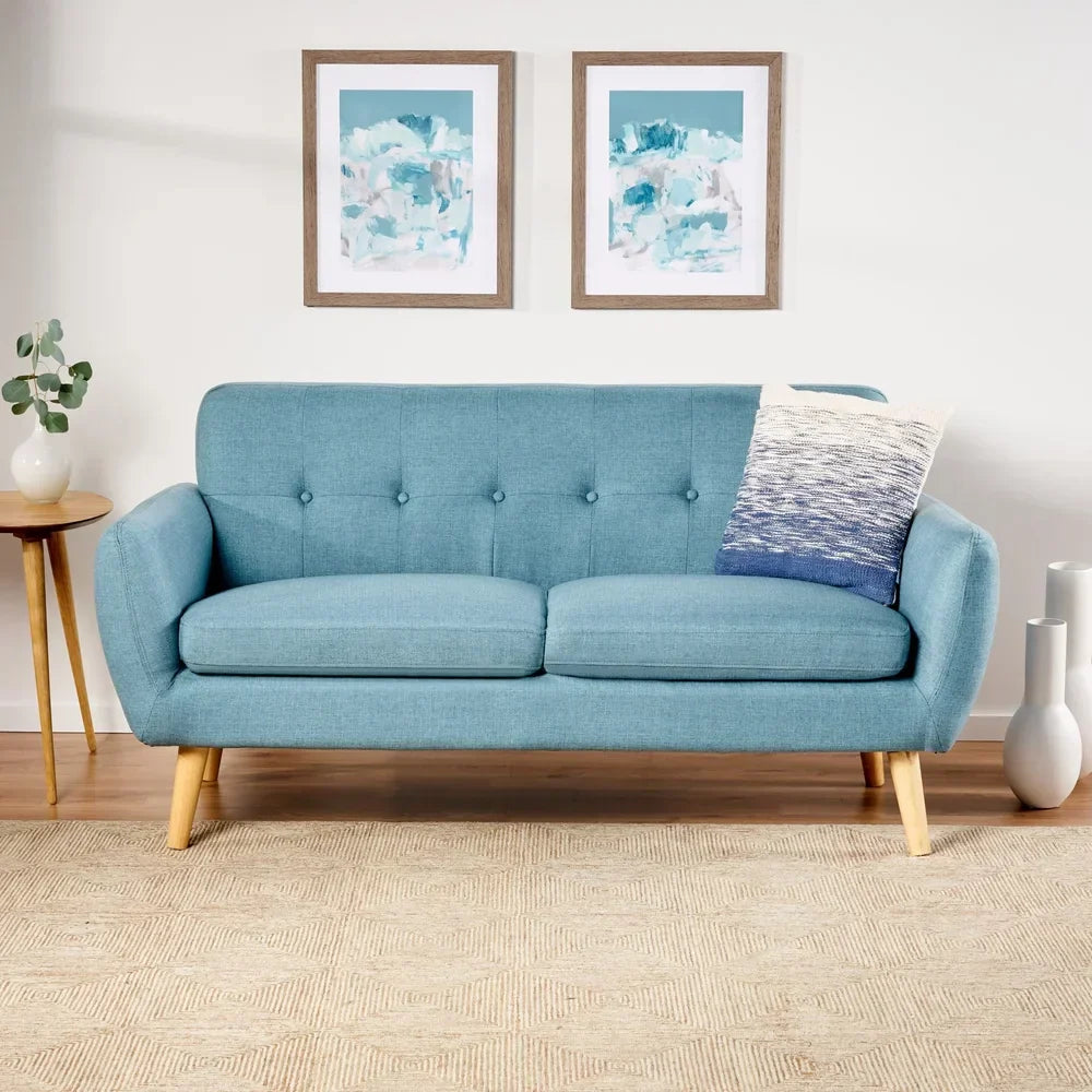 Heffy Modern Sofa Set in Molfino