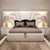 Zigzag Premium Upholstered Bed With Side Tables in Leatherette