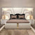 Zig Zag Premium Upholstered Bed With Side Tables in Suede