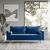 Craftmen Modern Sofa Set in Suede Fabric - Nice Maple