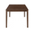 Cappuccino 6 Seater Dining Table in Wenge Color - Nice Maple