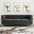 Loft Chesterfield Sofa Set in Suede