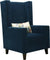 Zolo Wing Chair in Blue Color - Nice Maple